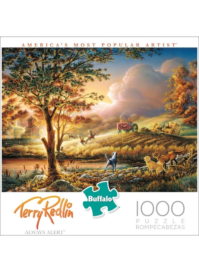 Buffalo Games ألعاب بوفالو - تيري ريدلين - دائمًا في حالة تأهب - 1000 قطعة من أحجية الصور المقطوعة - Image 2
