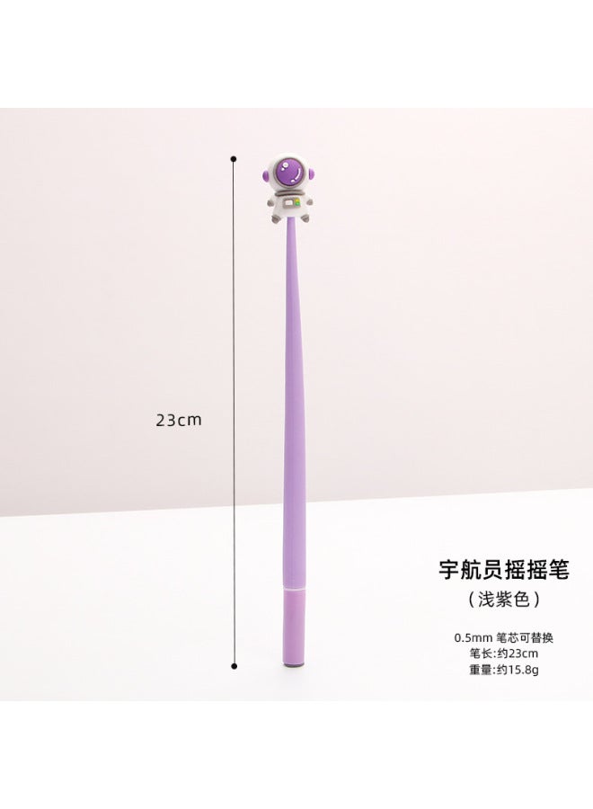HELPS Creative Astronaut Soft Silicone Gel Pen For Primary School Students Cute Shake Pen Cartoon Shake Pen Learning Stationery Gifts - Image 1
