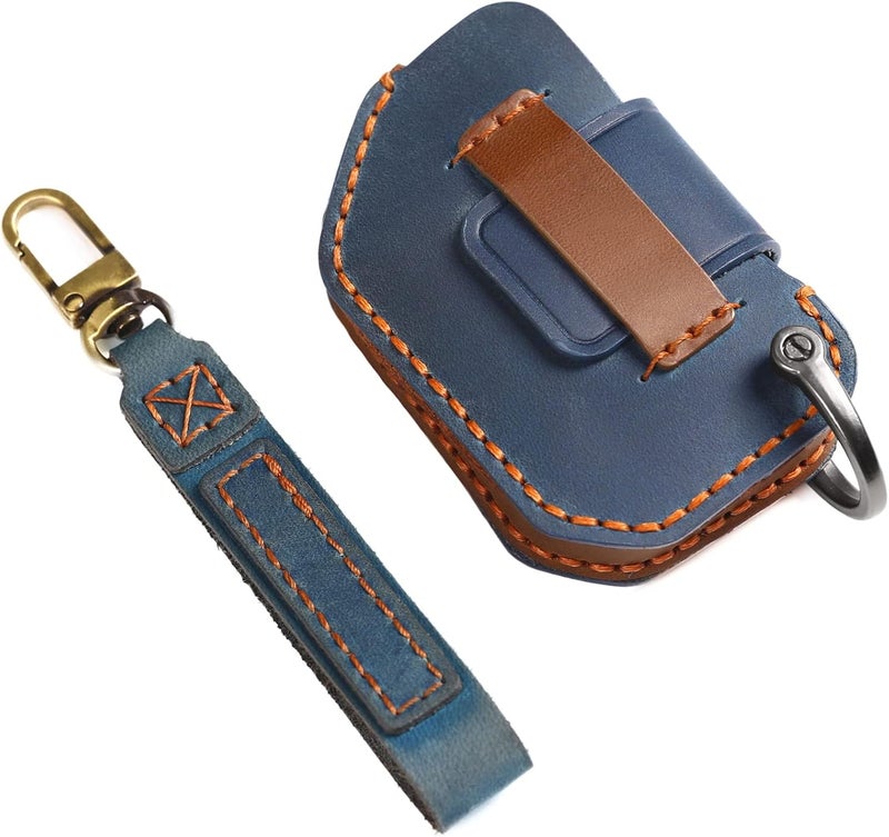 EASYANT Genuine Leather Car Key Fob Cover for Jeep - Image 4