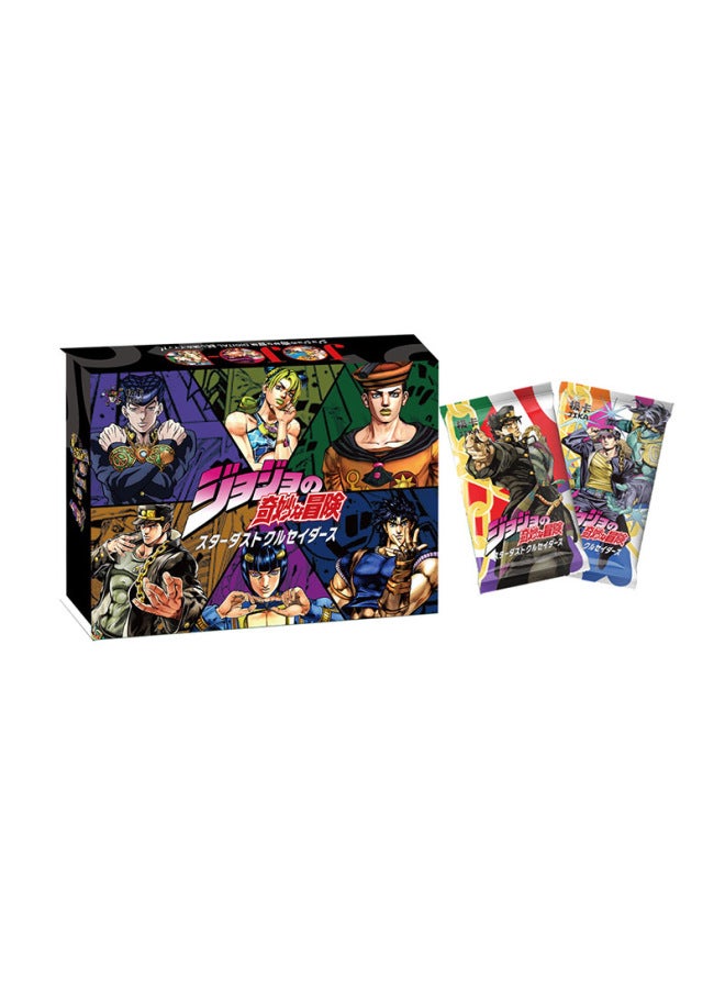 Little Dinosaur JOJO's Wonderful Adventure Card Gold Wind Card Diamond Flash SSP Bronzing Anime Collection Flash Card-Colour:Jika Jojo Comes In A Box Of 13 Packs Of 25 Thick Cards  - Image 1