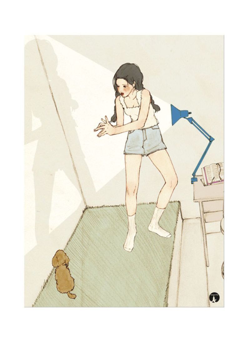 RKN Metal Plate Of Korean Art Poster Multicolour