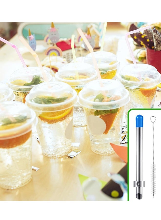 Stainless Steel Straw Hole Puncher, Plastic Lid Punch Tool for Lemonade Cup and Cafe Drinks - Image 5
