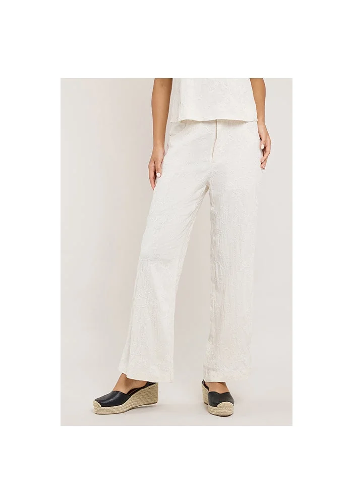 أر أند بي Dori Work Straight Fit Pants with Button Closure