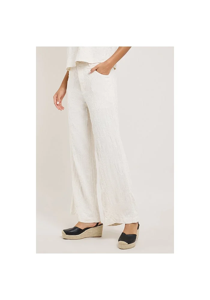 أر أند بي Dori Work Straight Fit Pants with Button Closure