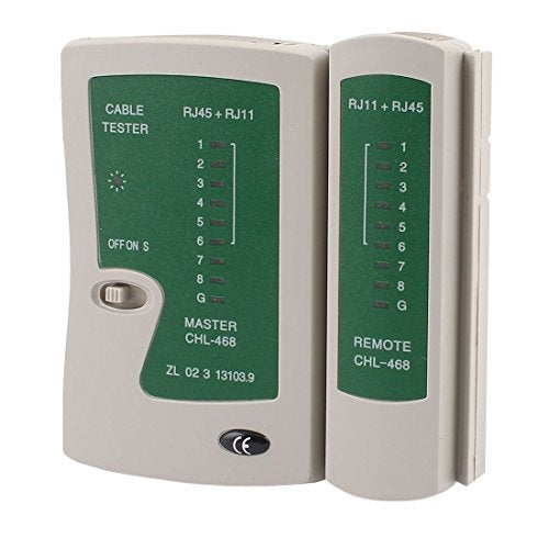 Moelissa Ms-Lt02 Rj45&Rj11 Network Cable Tester,Battery Powered,Grey - Image 1
