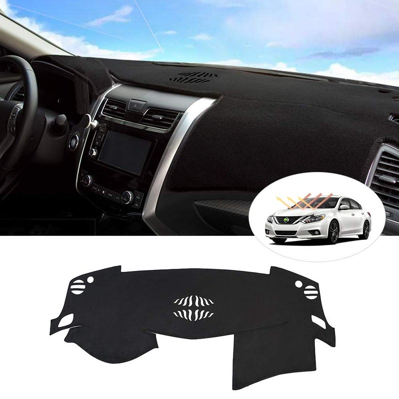 Autorder Dashboard Cover Mat for 20132018 Nissan Altima Accessories Dash Cover Flannel Dash Mat Sunshade Glare UV Rays Protector