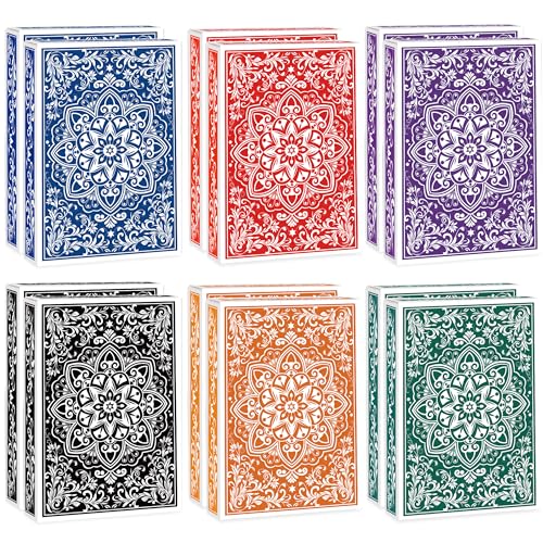 Wkchxd Playing Cards 12 Pack12 Decks of Cards Bulk Jumbo Poker Size Card Large Print Playing Cards for Adults Seniors 6 Colors Fun Poker Card for Party Supplies Family Game Night Camping Travel Games - Image 1