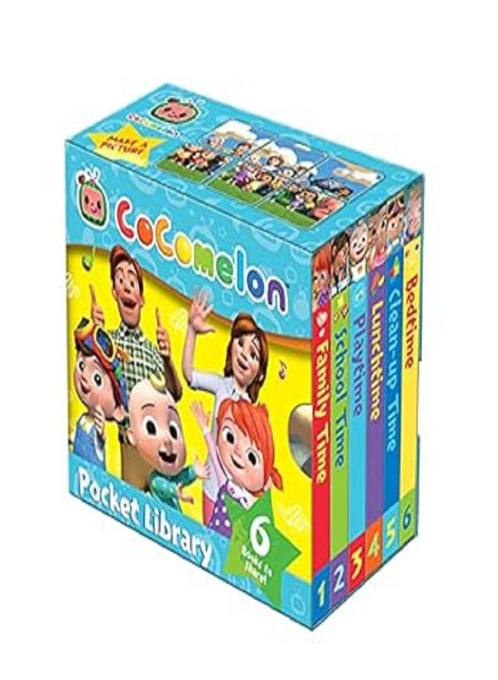 Official CoComelon Pocket Library: 6 little books about JJ, his family and friends – perfect for pre-schoolers