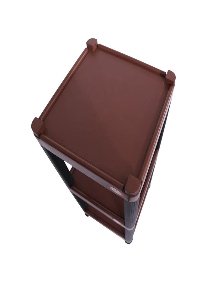 Surprise Heavy Duty Square Shelf Brown/Rectangle Shelf/Corner Shelf - Image 2
