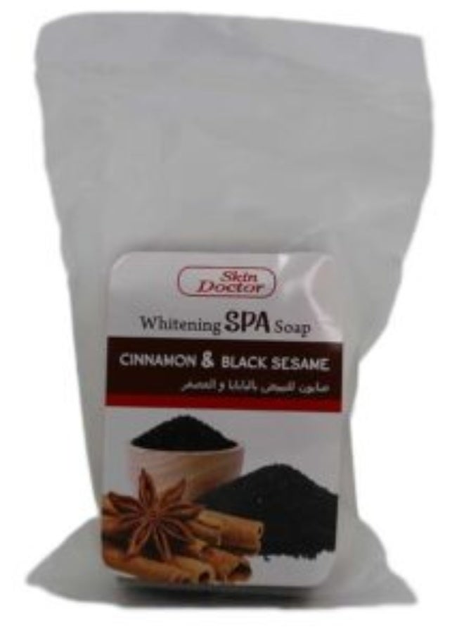 Skin Doctor Cinnamon & Black Sesame Whitening SPA Soap 100g – Brightening & Nourishing Care - Image 2