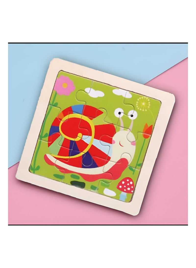 Wooden Jigsaw Puzzle Set for Toddlers and Kids Pack of Insects Theme Puzzles Educational Learning Toys for Early Childhood Development - Image 5