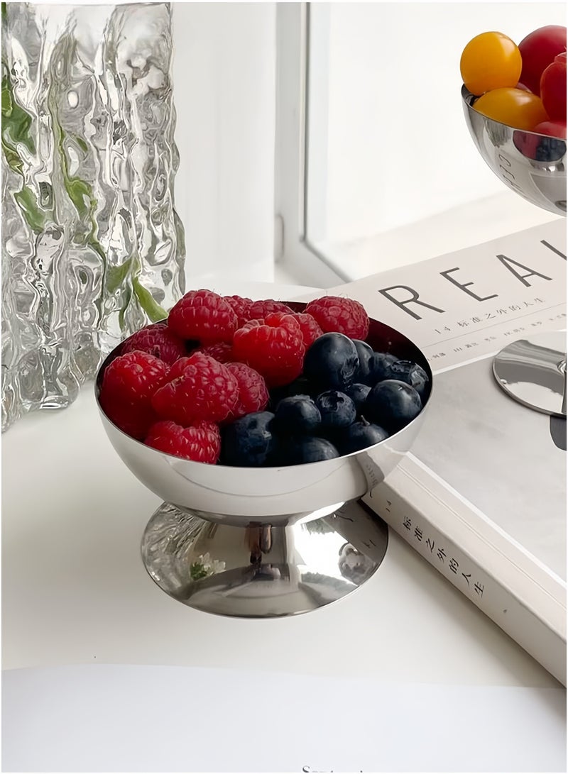 أنغولا باندا وعاء حلوى متعدد الاستخدام من الستانلس ستيل – كوب أنيق للآيس كريم والفواكه، مثالي للشاي بعد الظهر، البودينغ، الوجبات الخفيفة والمزيد | مقاوم للصدأ، سهل التنظيف، مثالي لجميع الفصول والمناسبات - Image 4