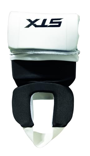 STX Field Hockey Reversible Shin Shield, Black/White, Youth - Image 2