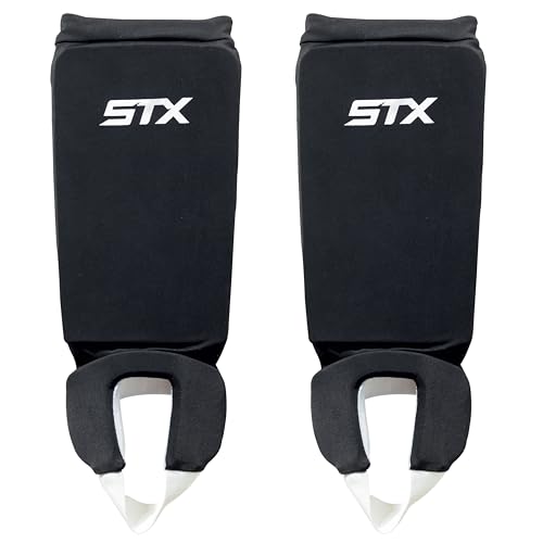 STX Field Hockey Reversible Shin Shield, Black/White, Youth - Image 5