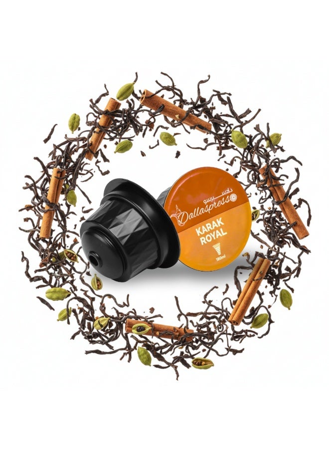 Dallaspresso Royal Karak Capsules – Saffron Chai Latte, Dolce Gusto Compatible, 24 Capsules ,Pack of 3 - Image 5