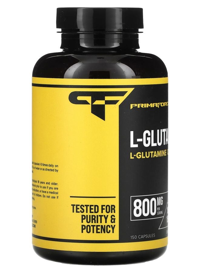 Primaforce L-Glutamine 800 mg 150 Capsules - Image 2
