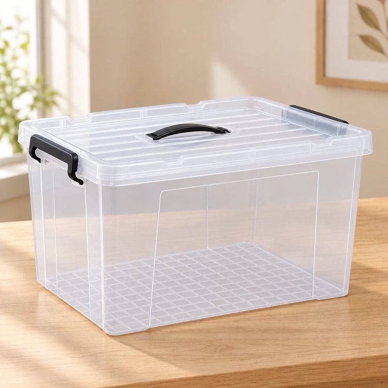 20-liter transparent plastic storage box