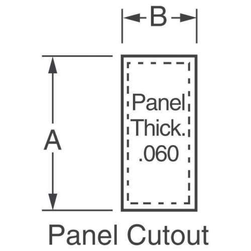 Molex 4-Circuits Connector, w/14-20 AWG .093" Pins Panel Mount (Pack of 3 Set) - Image 2