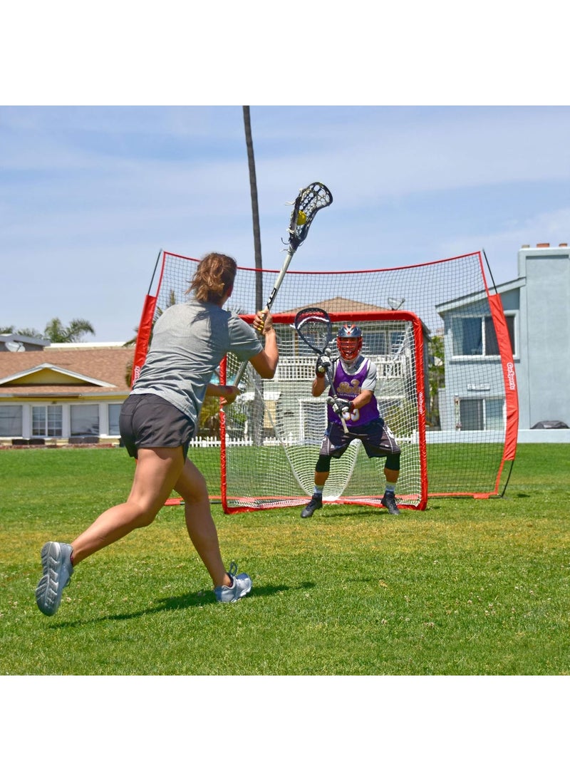 GoSports GoSports Regulation 6 ft x 6 ft Lacrosse Net  Steel Frame or Bow Style Frame  The Only Truly Portable Lacrosse Goal Backyard Setup in Minutes  - Image 5