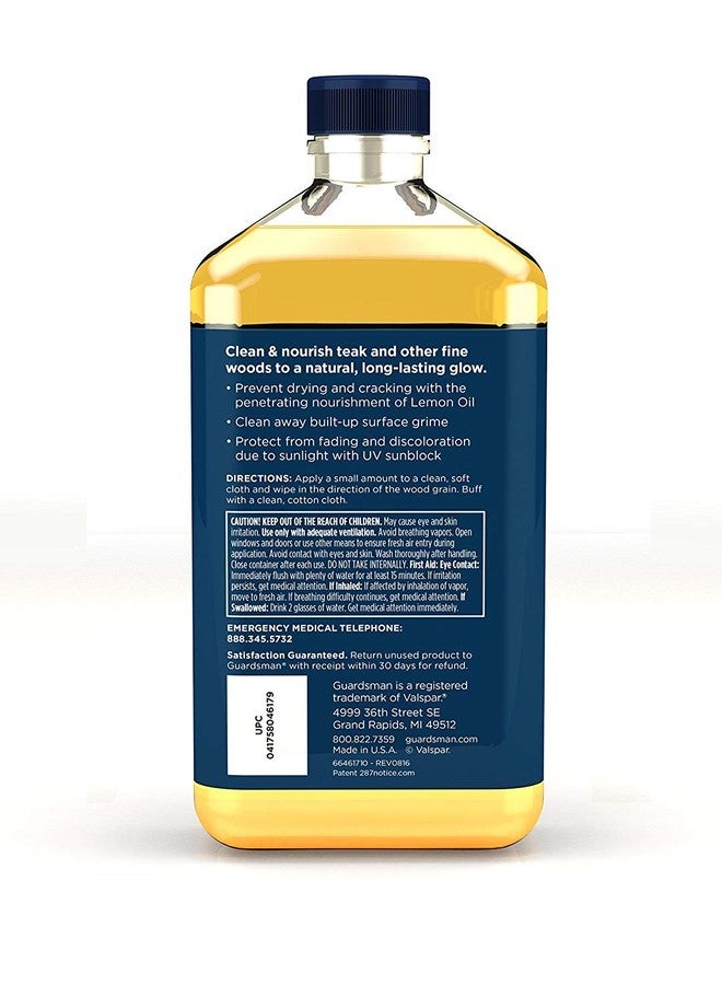 Guardsman Revitalizing Lemon Oil For Wood Furniture - 16 oz (2) - Image 3