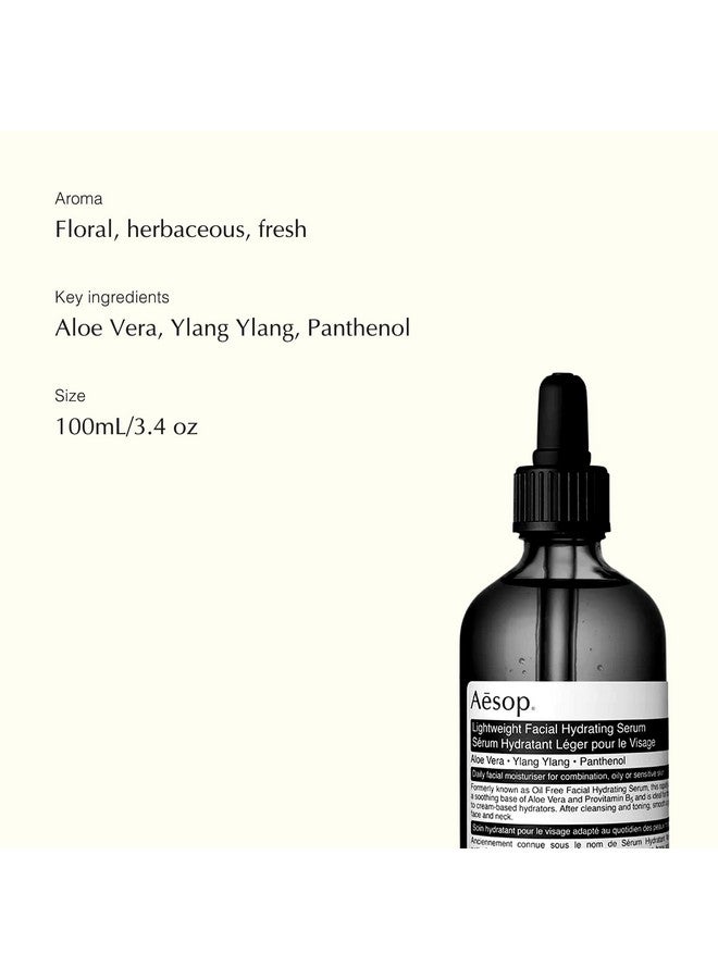 Aesop Lightweight Facial Hydrating Face Serum 100 Ml / 3.3 Oz - Image 3