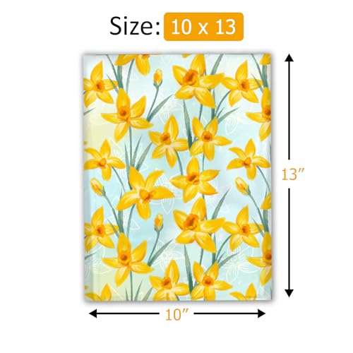 Pro Supply Global 10x13 (100) Daffodil Floral Summer Designer Poly Mailers Waterproof Self Sealing Tear Resistant Polymailers Shipping Envelopes Premium Printed Bags For Small Businesses - Image 4