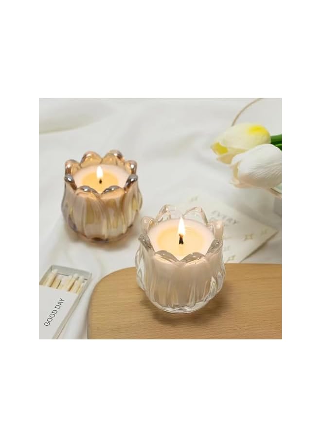 The Bros 12Pcs Votive Candle Holders, Thick Glass Tea Light Candle Holder Bulk, Tealight Candle Jars for Wedding Table Decor, Party Supplies, Bridal Shower Decorations, Centerpieces for Tables - Image 3
