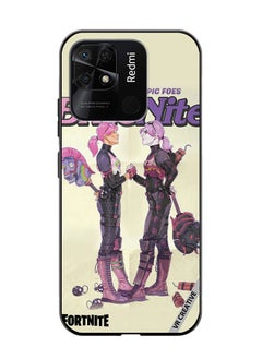 Protective Case Cover For Xiaomi Redmi 10C Bright Bomber Design Multicolour