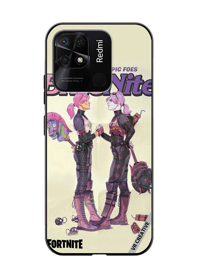 VR CREATIVE - Protective Case Cover For Xiaomi Redmi 10C Bright Bomber Design Multicolour - Image 1