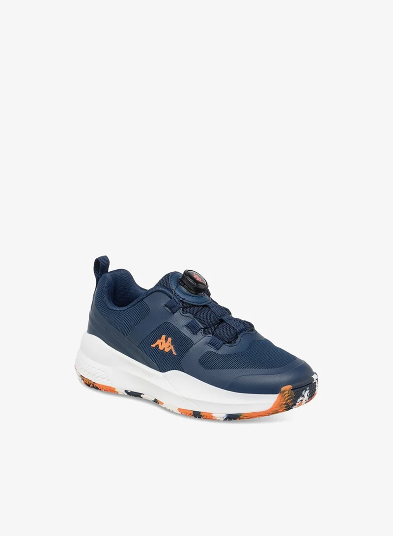 Kappa Boys' Logo Print Sports Shoes with Rotating Buckle Closure