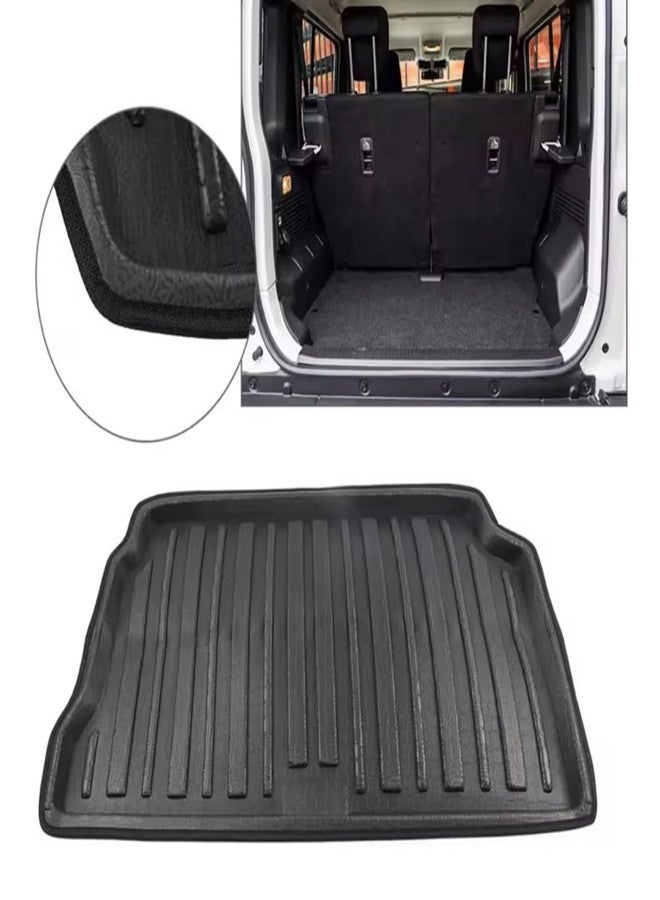 Trunk Mat for Suzuki Jimny 5door, Custom Fit Cargo Liner for Jimny 5door Model, Black, All-Weather Protection - Image 3