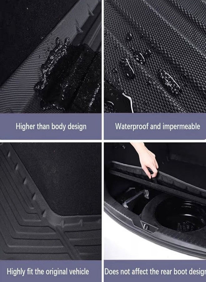 Trunk Mat for Suzuki Jimny 5door, Custom Fit Cargo Liner for Jimny 5door Model, Black, All-Weather Protection - Image 4