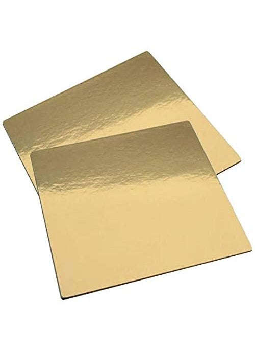 BAKING SET Baking Set Cake Board 12 inch 5 pcs Square Cake Base Corrugated Pieces Top GoldSilver Base 