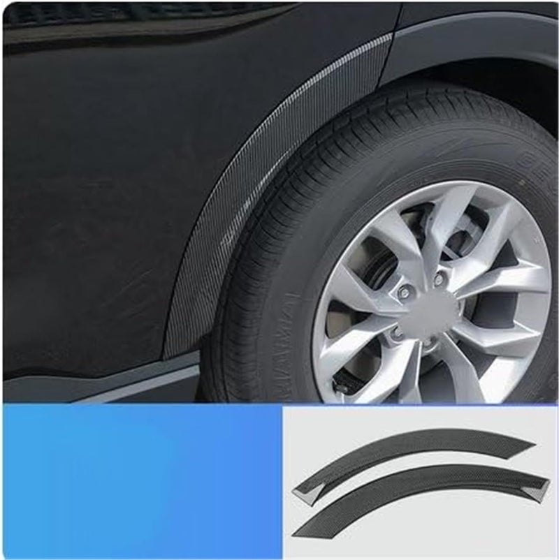 Yurefax ABS Car Rear Door Wheel Eyebrow Trim Strip Guard - Image 2
