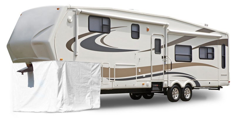 Adco (3502) Polar White 64" High x 266" Length 5TH Wheel Skirt - Image 1