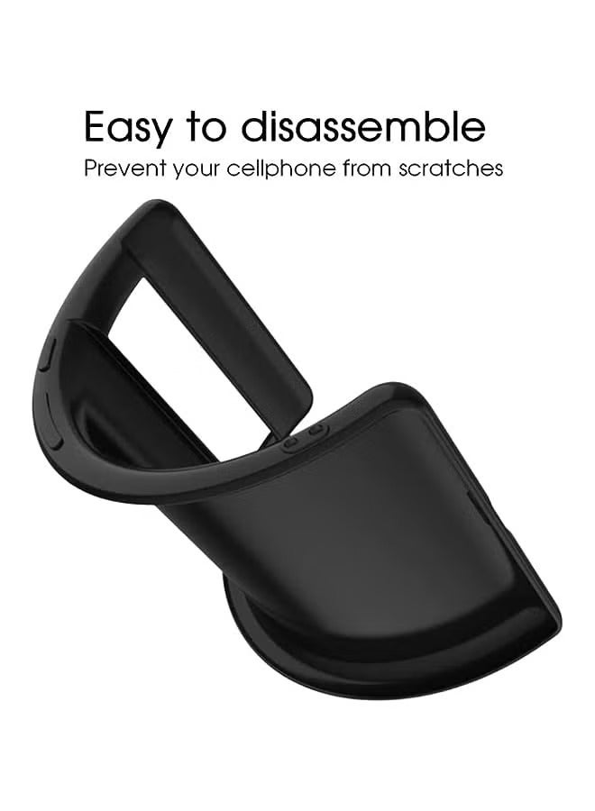 بروماس حافظة لهاتف Google Pixel 6a، غطاء خلفي ناعم من مادة TPU، مرن خفيف الوزن، غطاء واقٍ أسود غير لامع، مضاد لبصمات الأصابع، مصمم لهاتف Google Pixel 6a - Image 4