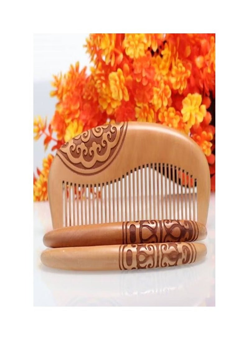 ORiTi Anti-Static Head Massage Comb Brown - Image 3