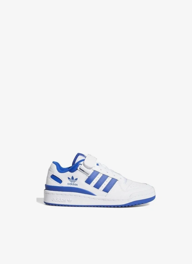 adidas Originals Forum Low J White Basketball Shoes For Kids Unisex 3