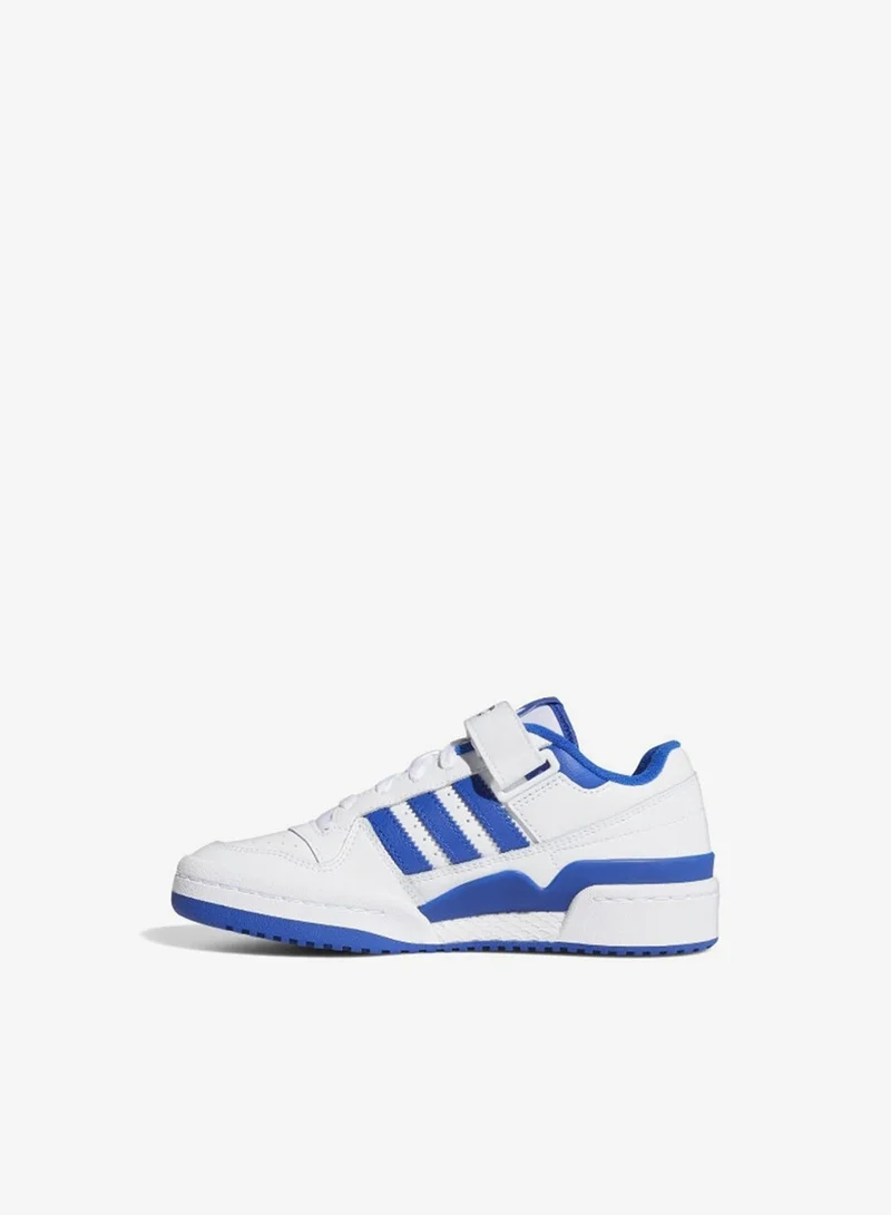 adidas Originals Forum Low J White Basketball Shoes For Kids Unisex 3