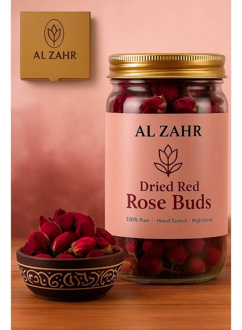 زهر براعم ورد الزهر المجففة الفاخرة - طبيعية ١٠٠٪ ومرتبة يدويًا | مثالية لشاي الورد، والعلاج العطري، والاستخدامات المطبخية - Image 1