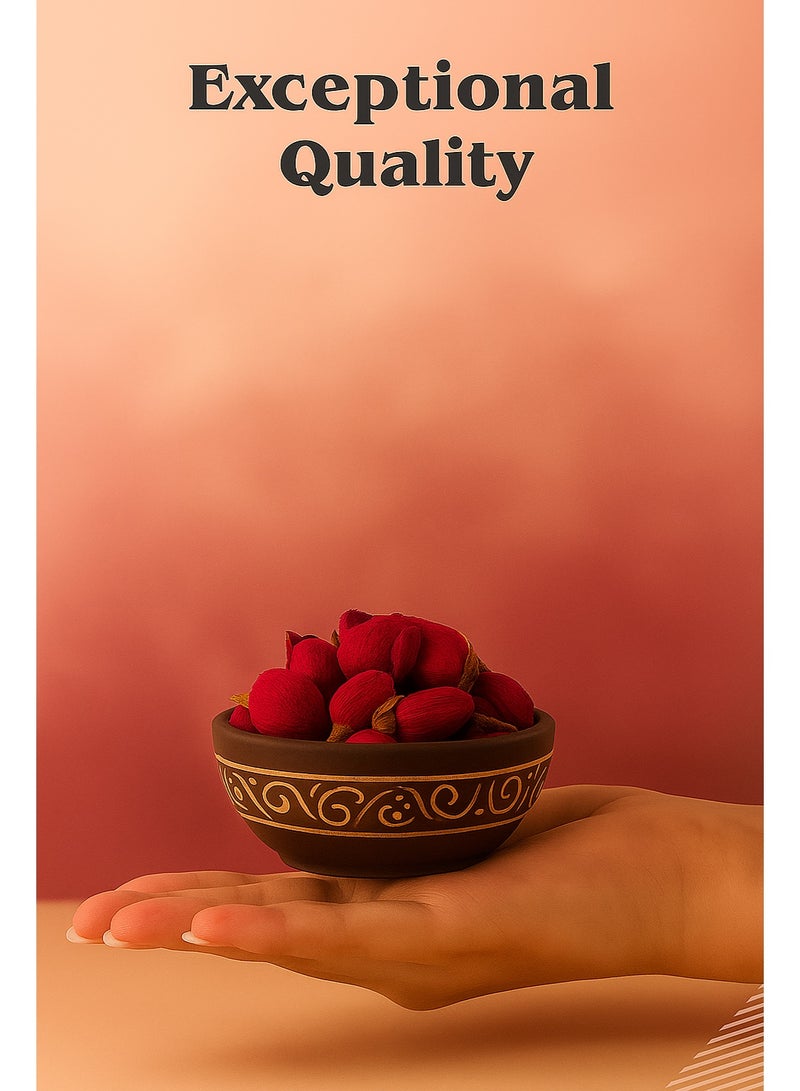 زهر براعم ورد الزهر المجففة الفاخرة - طبيعية ١٠٠٪ ومرتبة يدويًا | مثالية لشاي الورد، والعلاج العطري، والاستخدامات المطبخية - Image 5