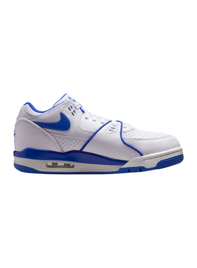 Nike Air Flight 89 Low – White / Hyper Royal (Men's) - Image 3
