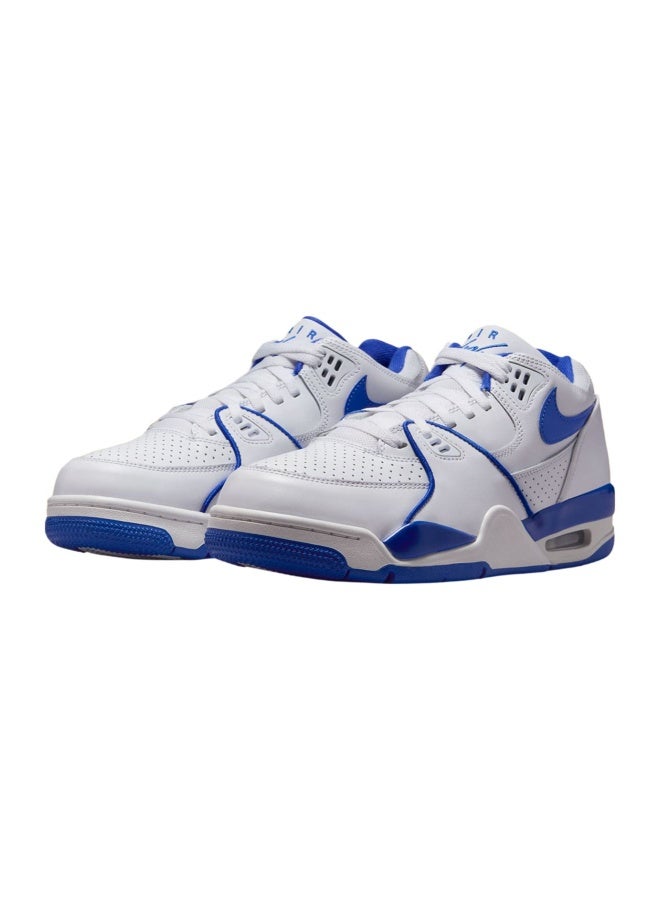Nike Air Flight 89 Low – White / Hyper Royal (Men's) - Image 2