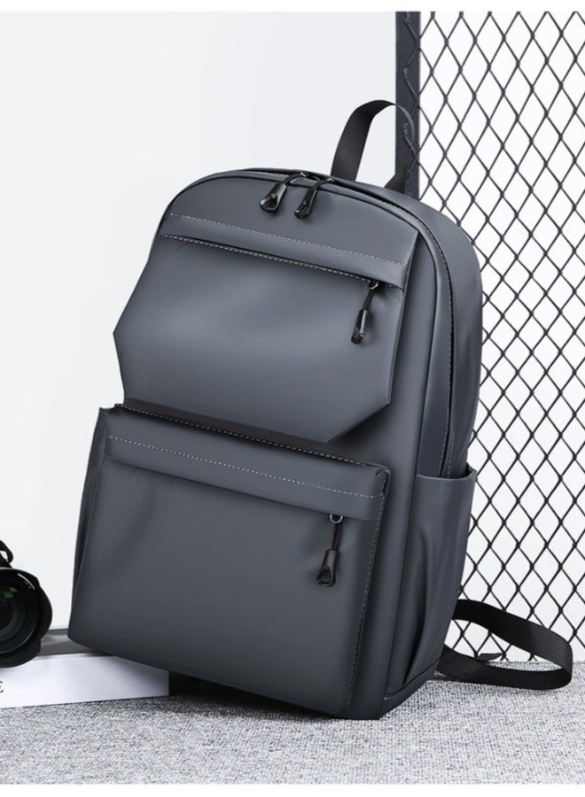 XiuWoo Large-capacity Backpack, Business Backpack, Machine Model Backpack, Computer Bag - Grey 33*46*18cm  - Image 4