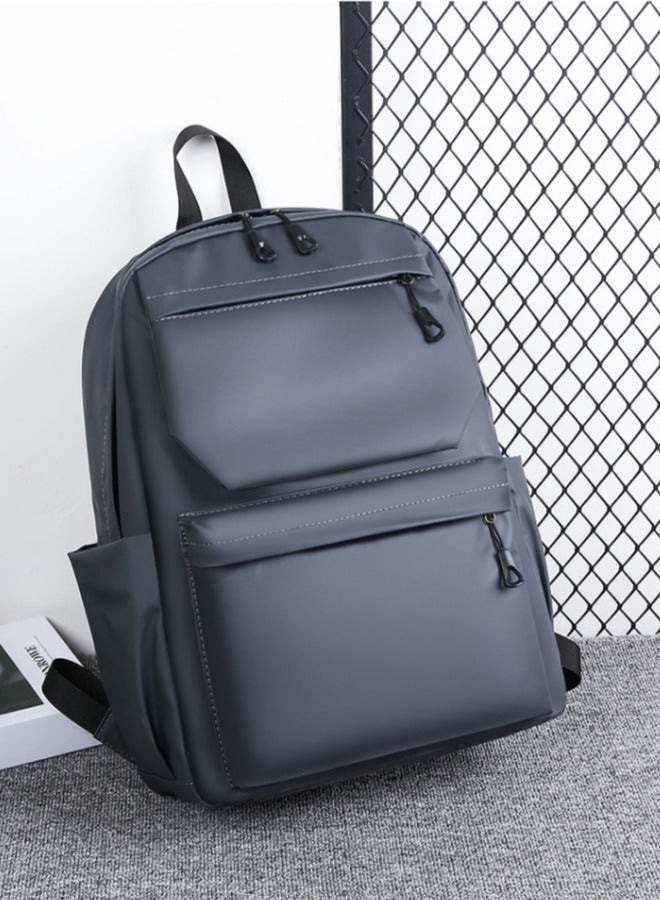 XiuWoo Large-capacity Backpack, Business Backpack, Machine Model Backpack, Computer Bag - Grey 33*46*18cm  - Image 5
