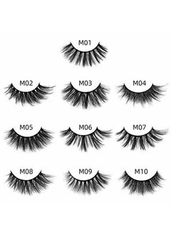 HBZGTLAD Wholesale Eyelashes 10/20/30/40/50/100 Pairs Faux 3D Mink Lashes Natural False Eyelashes Makeup Cilios Thick Mink Eyelashes In (mix 10pair)  - Image 2