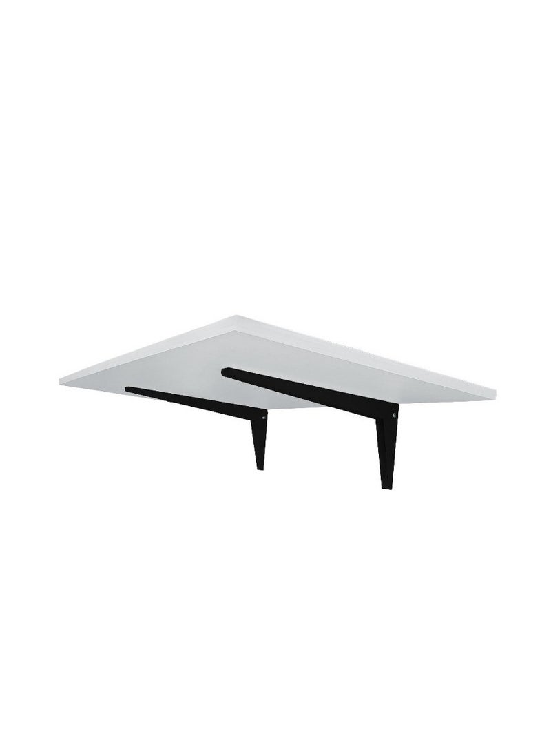 Wall Mounted folding Drop Leaf Desk White