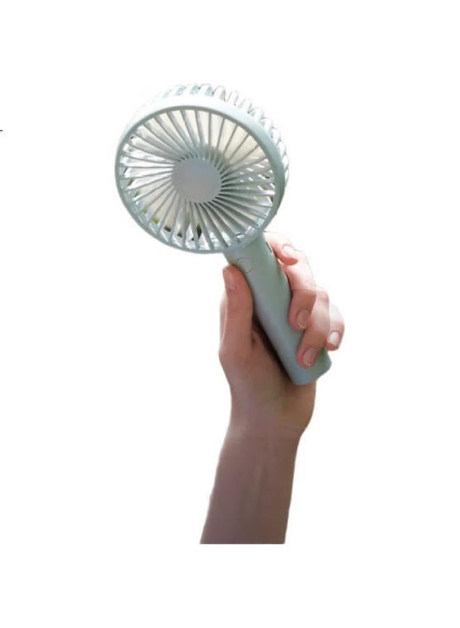 SOLOVE N9Pro Handheld Fan, Usb Rechargeable, Small Fan With Base, Portable, For Summer Outdoor Use, High Wind Power, For Students, Office Desk, Long Battery Life, Quiet Operation, Green Color - Image 2