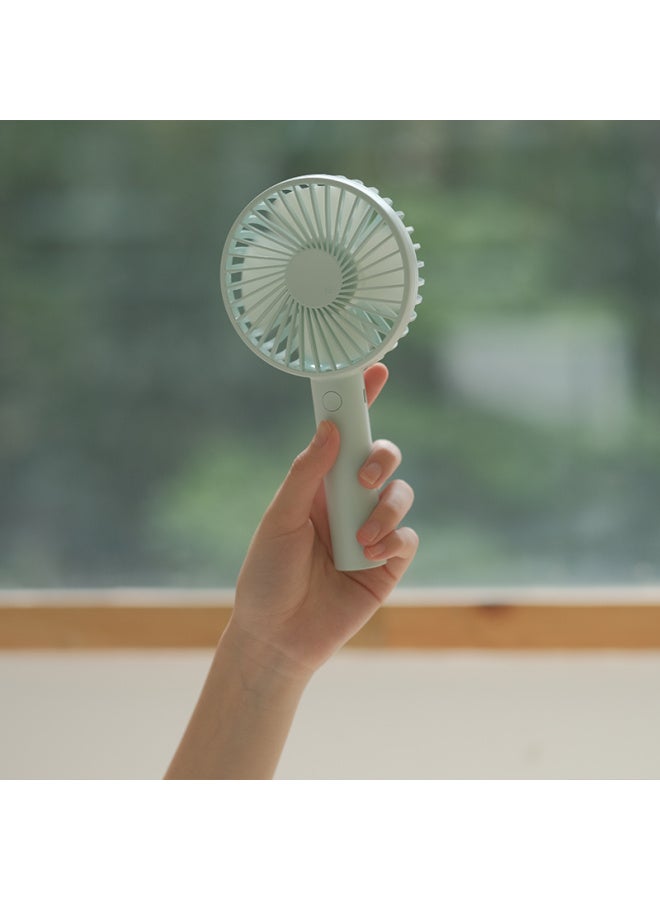 Solove N9pro Handheld Fan, Usb Rechargeable, Small Fan With Base, Portable, For Summer Outdoor Use, High Wind Power, For Students, Office Desk, Long Battery Life, Quiet Operation, Green Color - Image 1