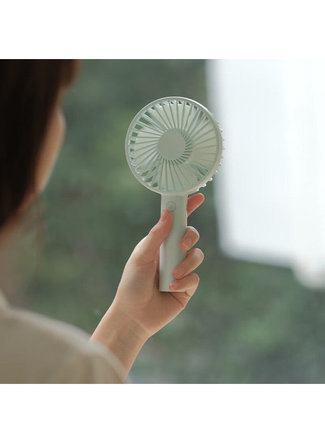 Solove N9pro Handheld Fan, Usb Rechargeable, Small Fan With Base, Portable, For Summer Outdoor Use, High Wind Power, For Students, Office Desk, Long Battery Life, Quiet Operation, Green Color - Image 4